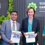 EV charging infrastructure at Mercedes-Benz Sustainability Dialogue India 2025